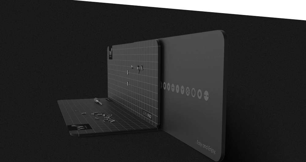 7.Xiaomi Mijia Wowstick Wowpad 2 Magneticka podlozka pracovni na sroubky sleva